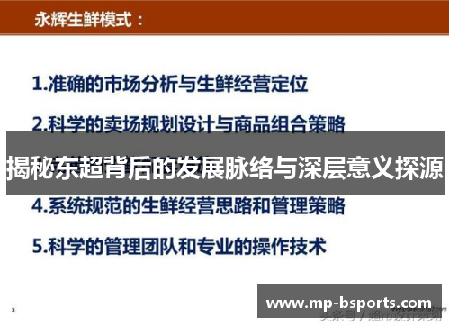 揭秘东超背后的发展脉络与深层意义探源